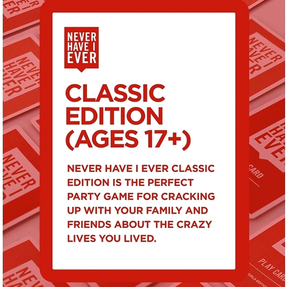 Never Have I Ever Party Card Game Classic Edition 550 Cards Set 17+ Years New - Picture 5 of 5